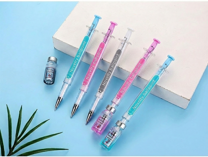 👩‍⚕️😜💉Novelty ballpoint pens, fun nurse/doctor role-playing party supplies, suitable for women and adults