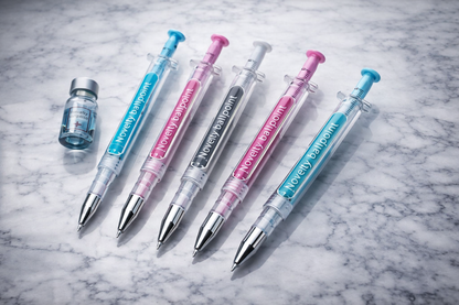 👩‍⚕️😜💉Novelty ballpoint pens, fun nurse/doctor role-playing party supplies, suitable for women and adults