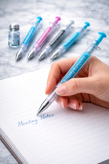 👩‍⚕️😜💉Novelty ballpoint pens, fun nurse/doctor role-playing party supplies, suitable for women and adults