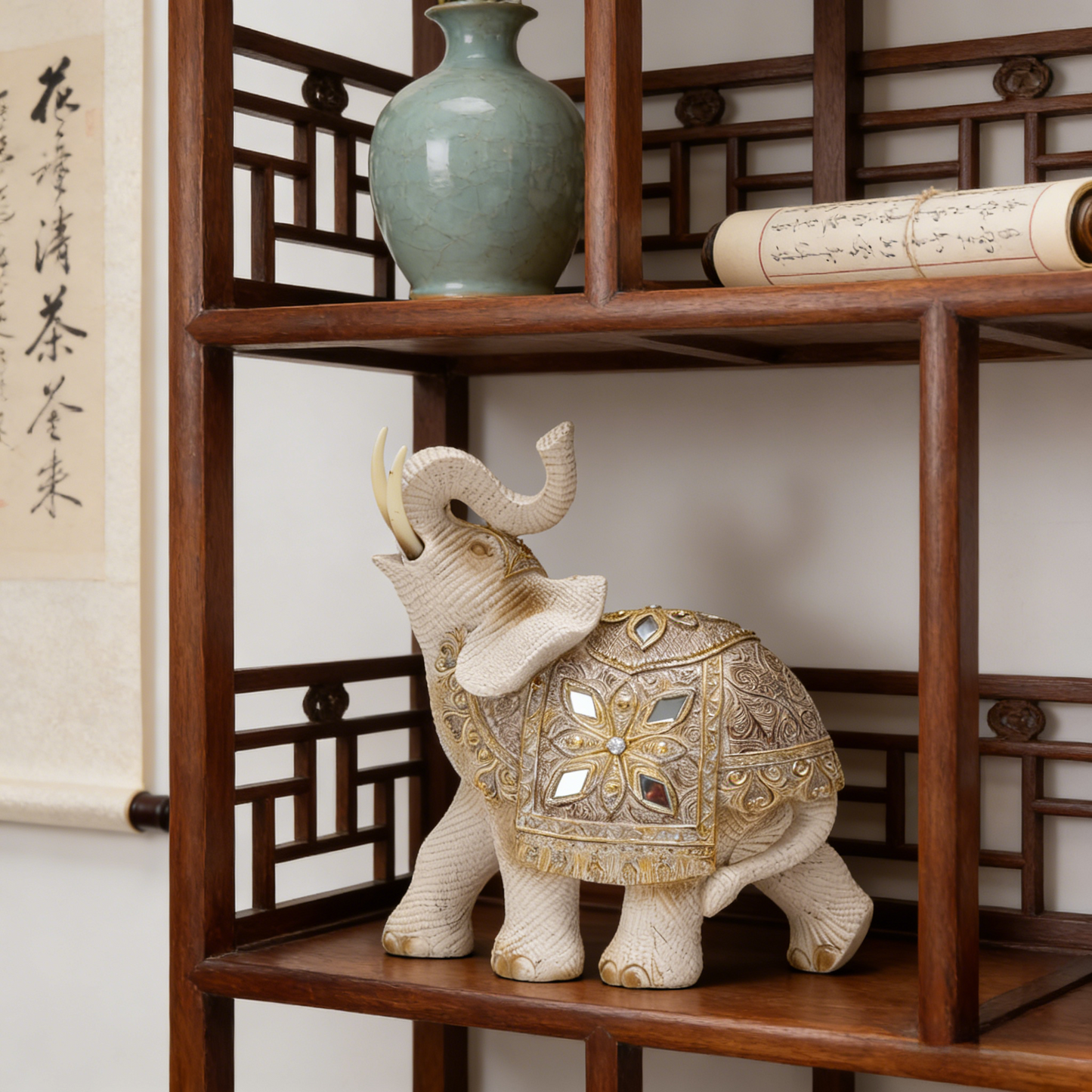 Elephant figurine home decor