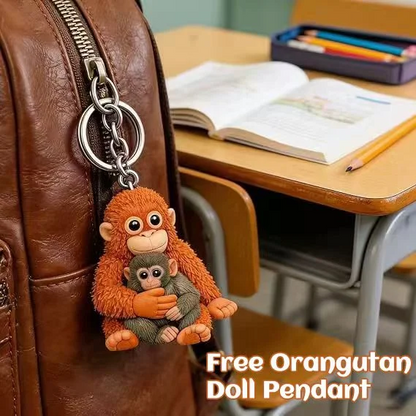 🐵 3D Viral Punch Monkey Keychain 💕🎁Emotional Gift for Animal Lovers, Family, Friends, Loved Ones