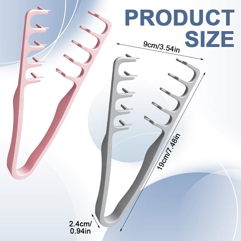 2PCS Texture Comb for Men’s Hair! Dual-Sided Wide & Fine Teeth for Volume, Fluffy Styles & Root Lift. Non-Slip Travel Comb for Guys
